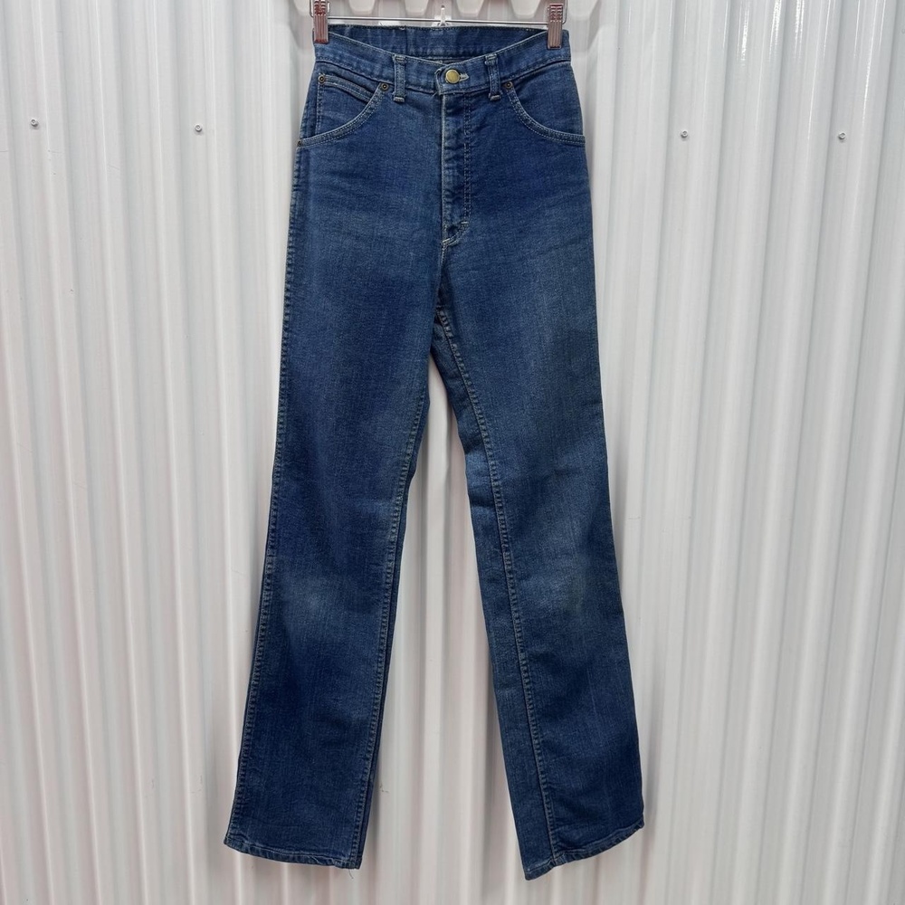 vintage 80s Dan'elle French Jeans Juniors 7 Medium Wash High Rise Denim USA Made